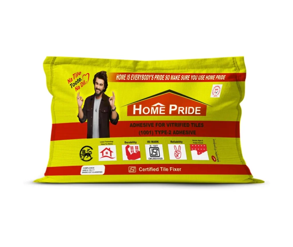 tile adhesive chemical product bag