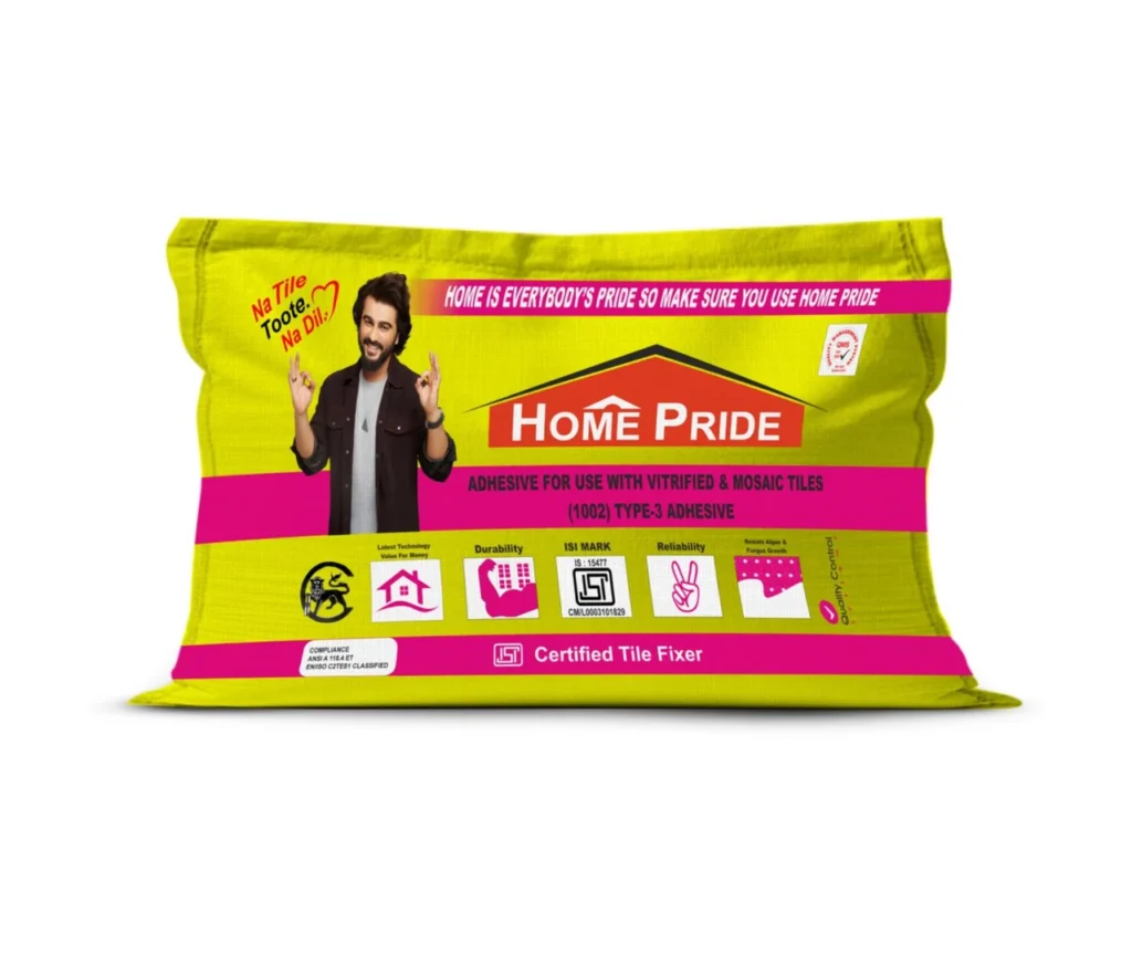 tile adhesive chemical mixing process